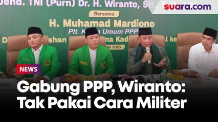 Serahkan Ratusan Koleganya Gabung ke PPP, Wiranto: Saya Tidak Pakai Cara Militer