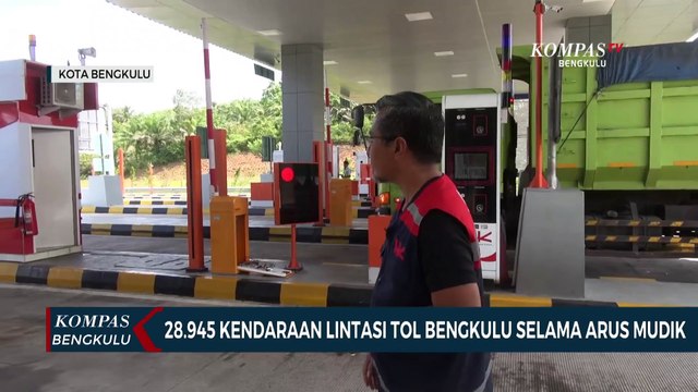28.945 Kendaraan Lintasi Tol Bengkulu Selama Arus Mudik