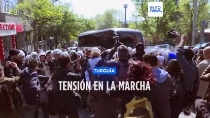 Arrestos en Turquía en las manifestaciones del día del trabajo
