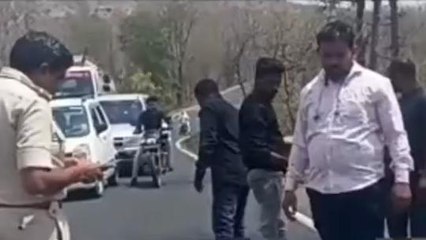 खरगोन: भीषण हादसे में महिला की दर्दनाक मौत,कंटेनर चालक गिरफ्तार