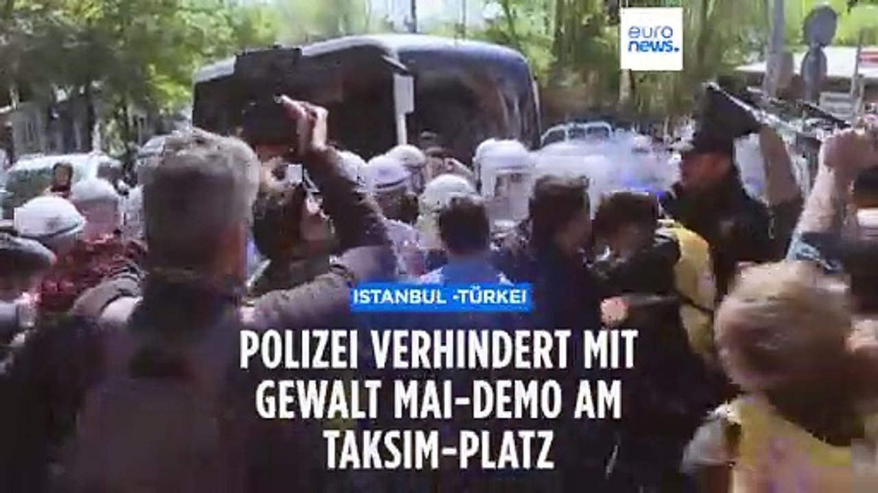 Istanbul: Polizei verhindert mit Gewalt Mai-Demo am Taksim-Platz
