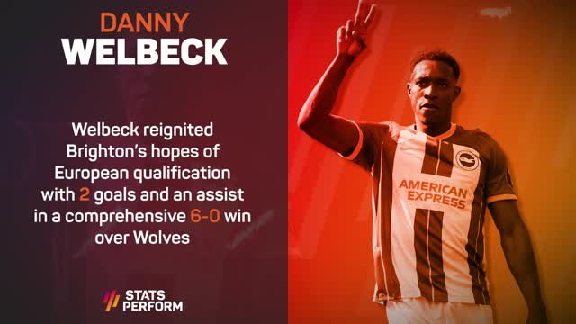 Premier League Stats Performance of the Week - Danny Welbeck