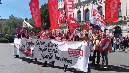 Manifestación del 1º de Mayo en Burgos