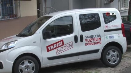 Kentsel Dönüşümde "yarısı bizden" kampanyasında başvuruların başlamasının ardından binalarda incelemeler başladı