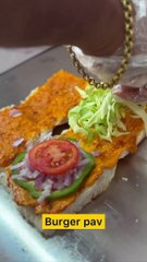 Burger pav first time in surat