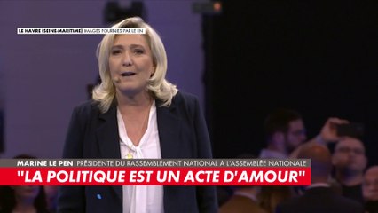 Marine Le Pen : «La politique est un acte d’amour»