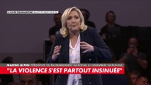 Marine Le Pen : «La cause de nos maux tient en un mot ou plutôt en un nom : Macron»