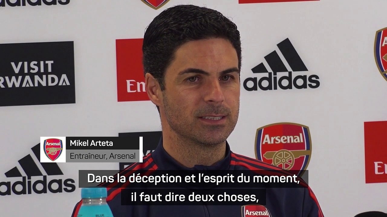 34e j. - Arteta : "Nous sommes toujours contrariés et nous voulons plus"