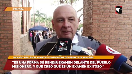 Apertura de Sesiones Cámara de Representantes | Welbach destacó que “es una forma de rendir examen delante del pueblo misionero, creo que es un examen exitoso “
