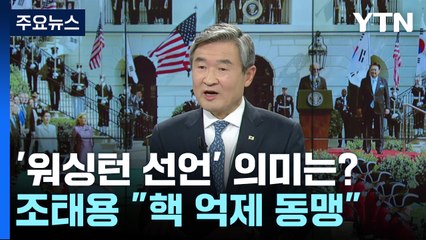 안보실장 "워싱턴 선언, 핵 억제동맹...핵공유 표현 안 맞아" / YTN