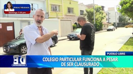 Colegio particular funcionaba a pesar de estar clausurado en Pueblo Libre