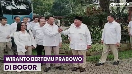 Berkunjung ke Padepokan Garuda Yaksa, Wiranto Langsung Disambut Prabowo