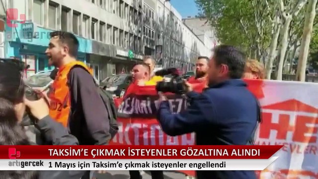 1 Mayıs için Taksim'e çıkmak isteyenler engellendi: Gazeteci Kuray ile birlikte 39 gözaltı