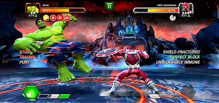 Hulk Vs Red Captain america fighting scene //who wins battle watch end