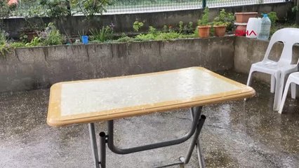 Keşan'da Sağanak ve Dolu Yağışı Hayatı Olumsuz Etkiledi
