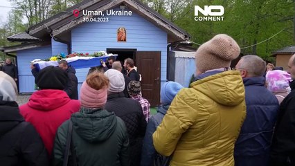 Homenagem a vítimas dos ataques em Uman