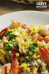 It’s so easy and fast ! Prawn Fried Rice 