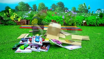 Baby Monkey KiKi goes shopping to buy cars at the supermarket and play with puppy _ KUDO ANIMAL KIKI