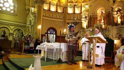 Cérémonie mohawk St-Timothée