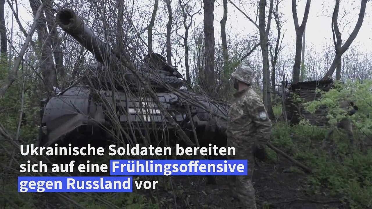 'Es wird nicht einfach': Ukrainische Soldaten warten auf Frühlingsoffensive