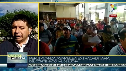 Perú: Avanza Asamblea Extraordinaria del Comité Nacional de Lucha