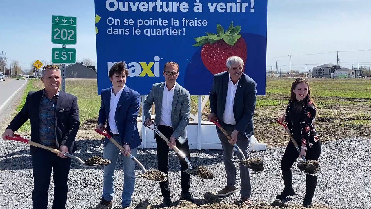 Début de la construction du Maxi à Huntingdon