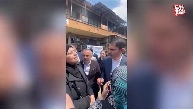 Murat Kurum ile görüşen vatandaş, Kartal'da kentsel dönüşüme nasıl karşı çıkıldığını anlattı
