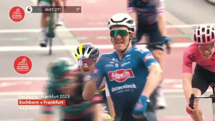 Eschborn-Frankfurt 2023 - Kragh Andersen s'impose sur la Eschborn-Frankfurt, Konrad 2e... Hirschi 4e