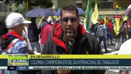 Download Video: Colombianos marchan este Primero de Mayo para respaldar reformas laborales del Gobierno