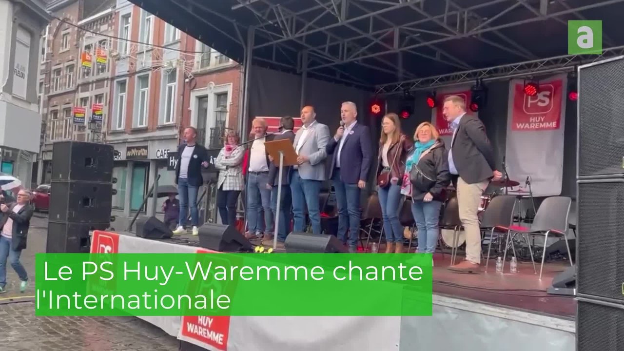 Le PS Huy-Waremme chante l'Internationale