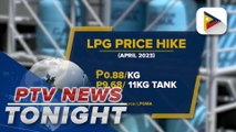 P0.88/KG increase on LPG prices took effect on Labor Day; 167K Maynilad customers to receive rebates this May