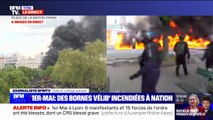 Manifestation du 1er-Mai: les images impressionnantes de l'incendie place de la Nation à Paris