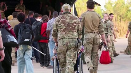 British citizens fly out of Sudan in final days of evacuations