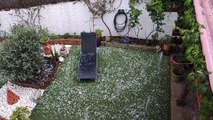 Granizada en Premià de Dalt (Barcelona)