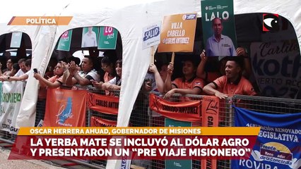 El ingreso de la yerba al dólar agro será retroactivo al 10 de abril y la puesta en marcha del Ahora viajá por Misiones apunta a fortalecer el turismo interno