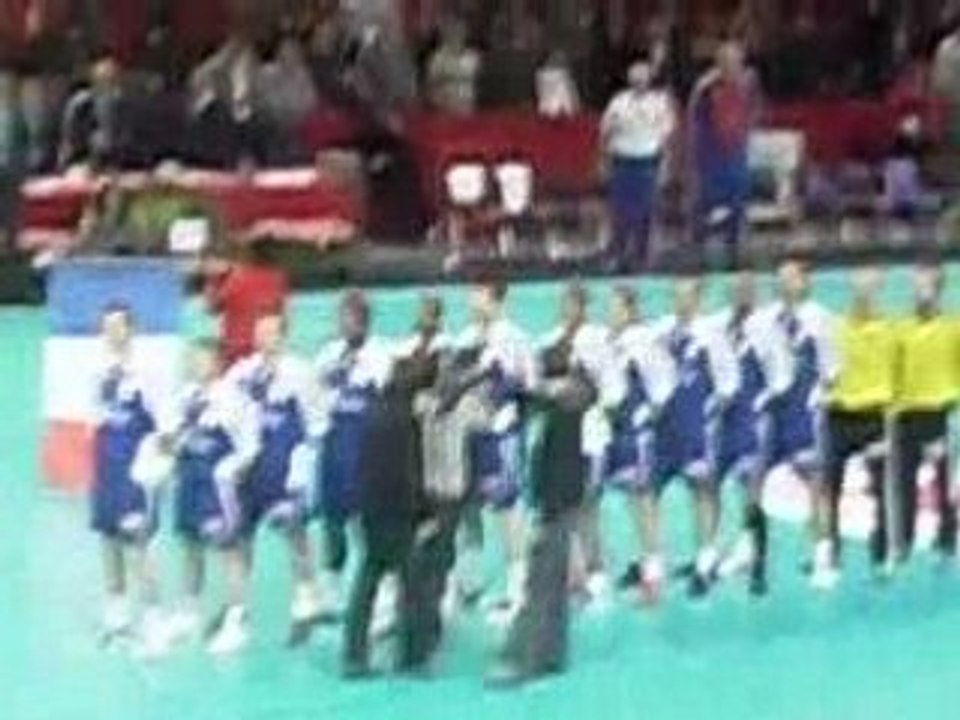 Hymne National , tournoi de Bercy Handball