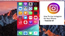 How to USE Instagram on iPhone - Send a Photo Via Direct Message (DM) On Instagram | Tutorial 19