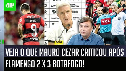 "CHEGA DISSO! Que COISA MAIS CHATA!" VEJA o que Mauro Cezar CRITICOU após Flamengo 2 x 3 Botafogo!
