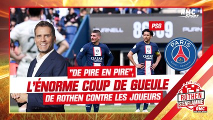 PSG 1-3 Lorient : "De pire en pire", l'énorme coup de gueule de Rothen contre les joueurs