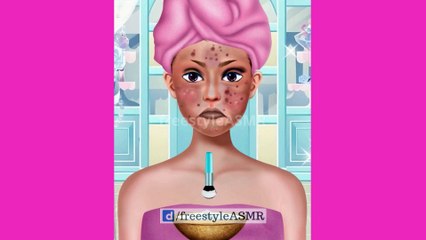 ASMR Face Treatment and Facial | #amsr #animation