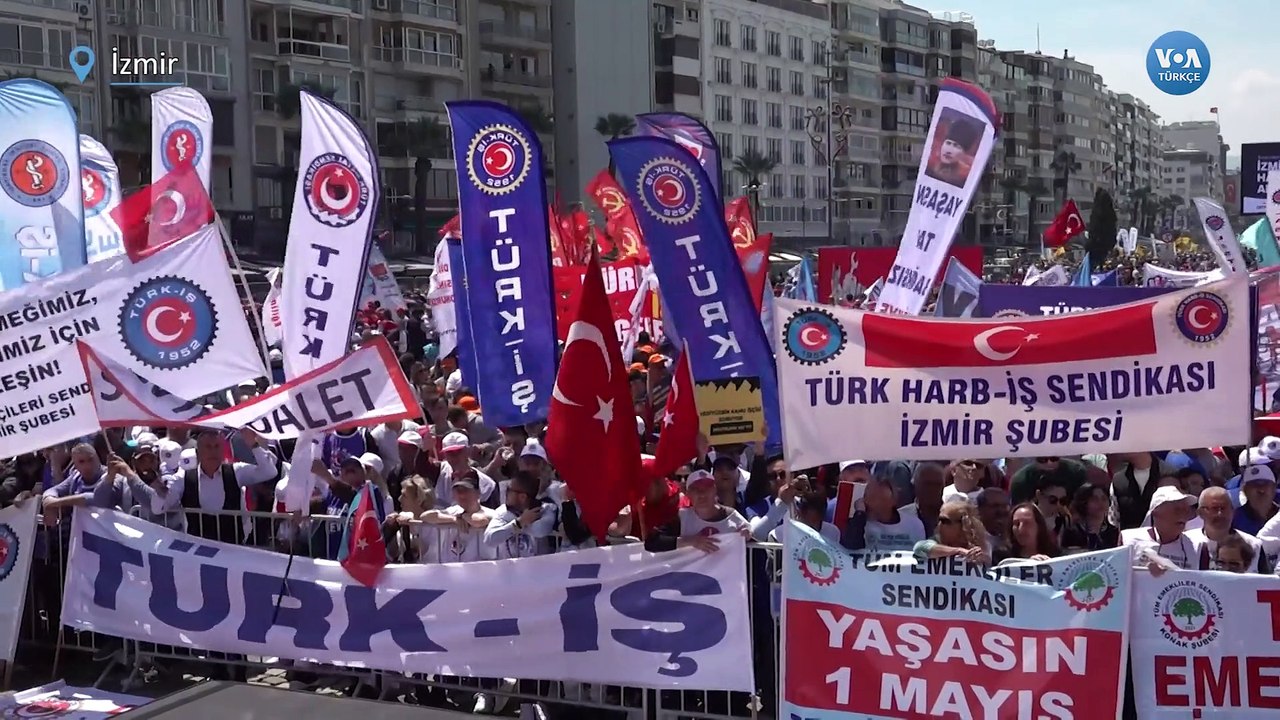 İzmir’de 1 Mayıs Kutlamasında İktidarı Gönderme Çağrısı