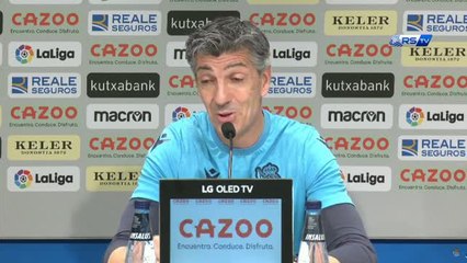 Imanol Alguacil espera "dar lo mejor" frente al Real Madrid