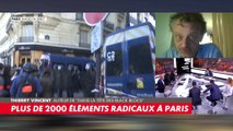 Thierry Vincent : «Un pas a été franchi. [...] Il y a une blackblocisation d'un certain nombre de manifestants»