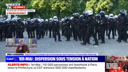 Скачать видео: Manifestations du 1er-Mai: Éric Coquerel (LFI- Nupes) estime que les violences en marge des manifestations ne sont 