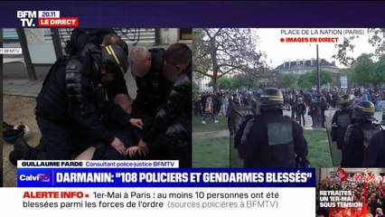 Manifestations du 1er-Mai: le bilan des blessures côté forces de l'ordre