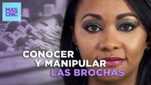 MAQUILLAJE: CONOCE y MANIPULA las BROCHAS como un PROFESIONAL | Mas Chic