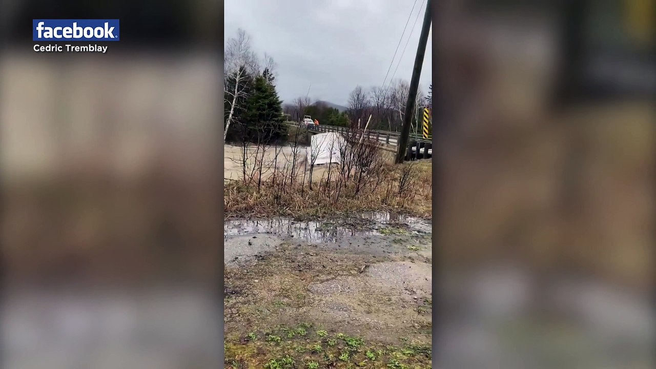 Inondations Baie-Saint-Paul 1er mai 14h30