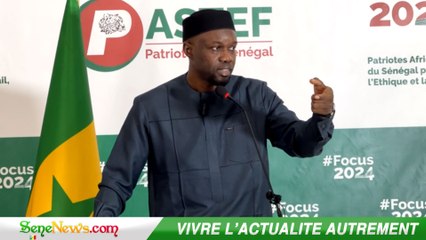 Suivez l'intégralité du Discours d'Ousmane Sonko en français