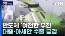 반도체 '여전한 부진'...대중·아세안 수출 급감 / YTN