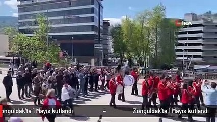 Zonguldak'ta 1 Mayıs kutlandı